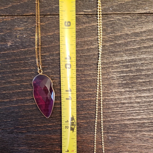 beautiful Pink tourmaline quartz necklace - Picture 5 of 5